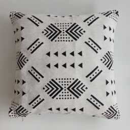 Moroccan Velvet Cushion Cover, Handmade Brocade White Pillow Case, Decorative 16''x16''/40x40 cm
