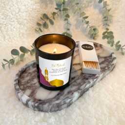 Eid Mubarak Candle Gift Set With Matches, Ramadan & For Family Friends, Islamic Decor, Arabic Calligraphy, Muslim Celebration - thumbnail 3