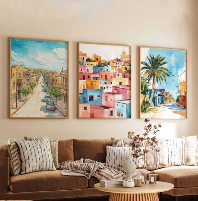 Set Of 3 Eritrea Posters, African Prints, Wall Art, Decor, Art Africa Gift Idea - image 1
