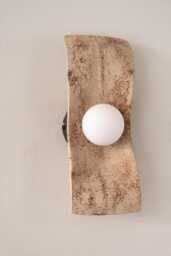 Handmade Ceramic Wall Sconce Japandi Home Lighting