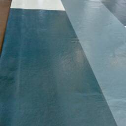 Geometric Block Canvas Floor Cloth - Rug - thumbnail 4