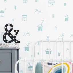 Woodland Village Wall Decals - Nursery Decor, Kids Room Decals, Decal, Forest Sticker, Unique Gift - thumbnail 3