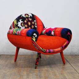 Smiley Armchair - Orange - thumbnail 2