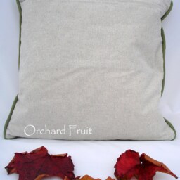 Autumn Oak Leaves & Acorns Cushion - Embellished With Sun Printing, Applique Free-Motion Embroidery - thumbnail 3