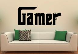 Gamer Wall Decal Video Games Vinyl Stickers Interior Housewares Design Bedroom Home Decor - 13G01R - thumbnail 1