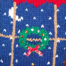 PDF Pattern Only Hand Knitted Christmas Tree in Window Stocking - thumbnail 4