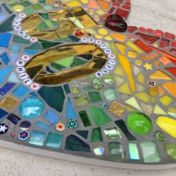 Personalized 50Th Anniversary Mosaic Heart Gift Golden Wedding Decor - thumbnail 3