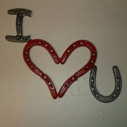 "Horseshoe Heart, ""I Love You" - thumbnail 3
