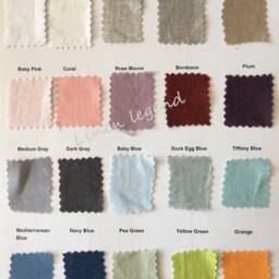 Shabby Chic Linen Flat Sheet, Stone Washed Linen Sheet With Ruffles, Bed Spread, Coverlet, Ruffled Summer Blanket - thumbnail 4