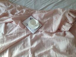 Shabby Chic Linen Flat Sheet, Stone Washed Linen Sheet With Ruffles, Bed Spread, Coverlet, Ruffled Summer Blanket
