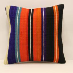 Throw Pillow 16x16 Turkish Textile Cover Home Living Design Boho Vintage Rustic Throw Covers Old Cushion 4Kf-407 - thumbnail 1