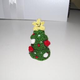 Miniature Christmas Tree Ornament Dollhouse Tree Toy Dollhouse Decor Miniatures Doll House Decoration Gift - thumbnail 3