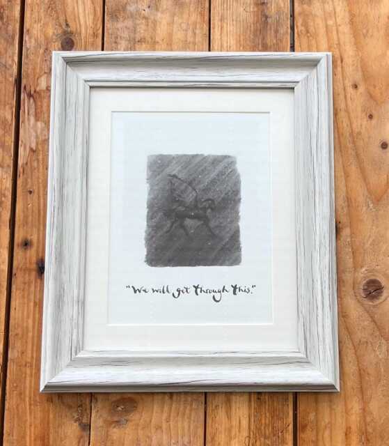 Framed Print From Always Remember - The Boy Mole Fox, Horse & The Storm By Charlie Mackesy