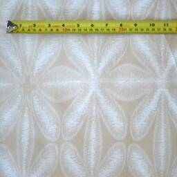 Extra Long Blue Beige Gray Jacquard Curtain With Flower Pattern Grommet Top 16, 17, 18, 20 Feet 2 Story Great Room Ikiriska - thumbnail 3