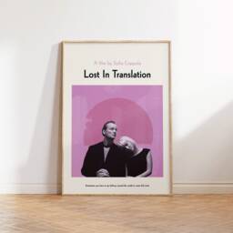 Lost in Translation Print - Movie Poster, Retro, Mid Century Modern, Vintage Art Print, Minimalist - thumbnail 2