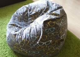 Bean Bag Chair Cover+Inner Bag, Chair, Large Bag, Adult Bag-Teen/Child, Pouf, Gift, Summer - thumbnail 1