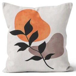 Abstract Modern Design Pillow Case/Farmhouse Style Top/Bedroom Housewarming Gifts/Modern Sofa Covers - thumbnail 2