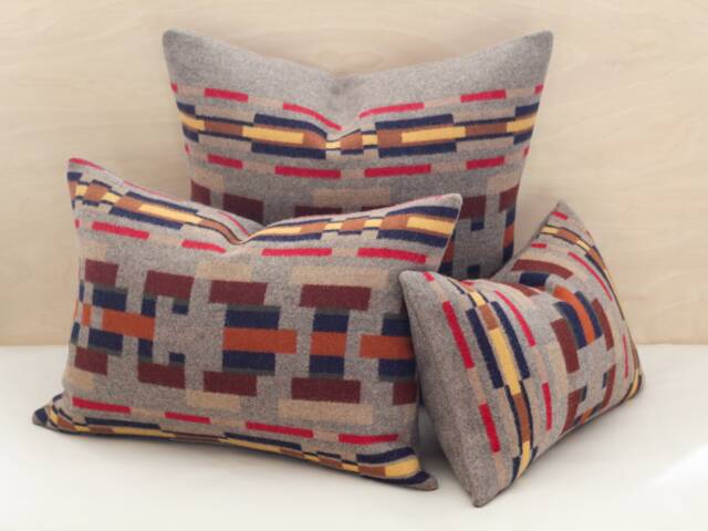 Painted Hills Wool Pillow Cover, Tan Southwestern Cover - Ready To Ship - image 1