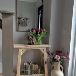 Slim Rustic Console Table - thumbnail 2