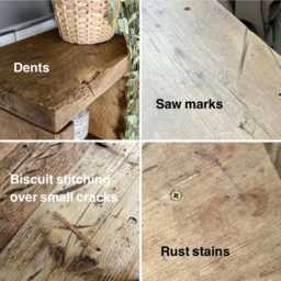 Slim Rustic Console Table - thumbnail 4