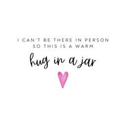 Hug in A Candle Gift Set Personalised Box For Her Hugs Mug Gifts Jar - thumbnail 4