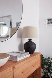 Santi // Scandinavian Entryway Console Table/Radiator Cover With False Drawers - thumbnail 3
