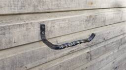 Toilet Roll Holder Forged Wrought Iron Steel Industrial Style