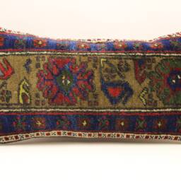 Throw Rug Pillow 12x24 Inch - 30x60 cm Rug Turkish Pillow Cushion Art Deco Lumbar Cover 4Oaf-380 - thumbnail 2