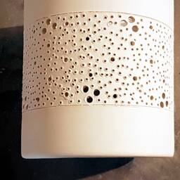 Handmade Ceramic Wall Sconce Up Down Lighting, Decorative Lamp Shade - thumbnail 3
