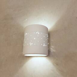 Handmade Ceramic Wall Sconce Up Down Lighting, Decorative Lamp Shade - thumbnail 2
