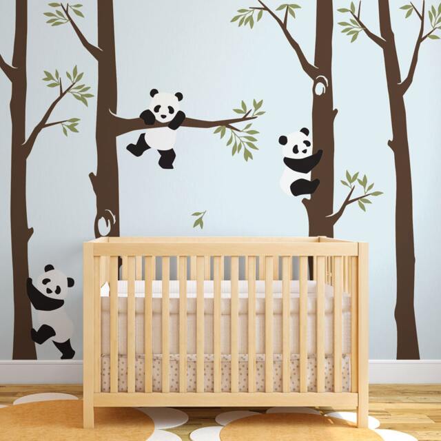 Panda Tree Wall Decal Nursery & Kids Room Decor - image 1