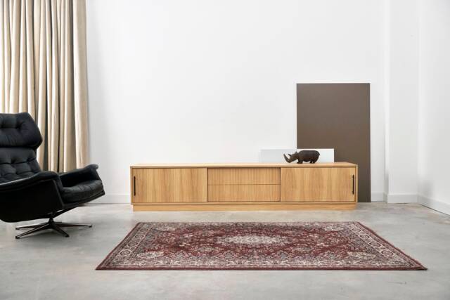 Mid-Century Sideboard, Dresser, Commode, Japandi Furniture, Credenza Made Of Oak Vaneer - Livlo D-S01 - image 1