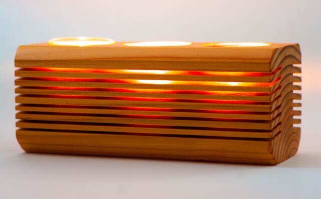Glowing Votive Candle Holder - Note Candles Are Not Included - image 1