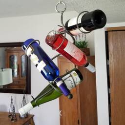 Hanging Wine Rack - thumbnail 2