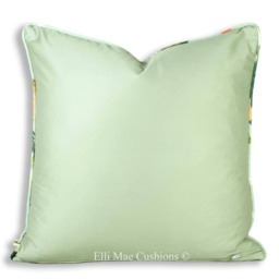 Romo Saphira Luxury Designer Floral Peach Grey Fabric Cushion Pillow Cover - thumbnail 2