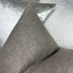 John Lewis & Partners Fabric Cotton Blend Cushion Cover, Sofa Pillow Cocoa Decorative Throw Pillow, Double Sided - thumbnail 2