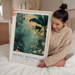 Henri Rousseau Equatorial Jungle, Modern Art, Wall Decor, Art Print, Green Print - thumbnail 2