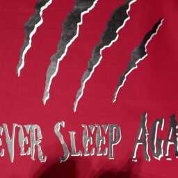 Nightmare Never Sleep Again Red Bedding Duvet Set Double King - thumbnail 2
