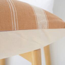 Brown Neutral Tribal Hemp Hand Woven Natural Dye Color Lumbar Pillow Cover - thumbnail 3