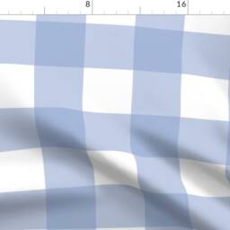 Buffalo Check Curtain Panel - Blue Gingham Classic Plaid Summer Kitchen Decor Custom By Weenkcreative - thumbnail 4