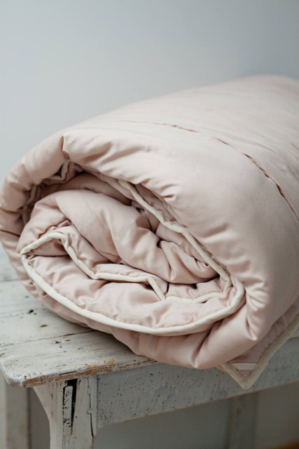 Organic Wool Filled Queen Size Duvet Insert - Extra Warm Ecofriendly Bedding - Us Duty Paid - image 1