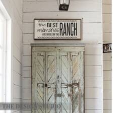 Welcome To The Ranch Vinyl Decal Boots & Barb Wire Wall Art - thumbnail 1