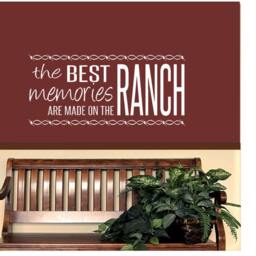 Welcome To The Ranch Vinyl Decal Boots & Barb Wire Wall Art - thumbnail 3
