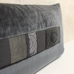 High Quality Patchwork Cushion, One Of A Kind - thumbnail 3