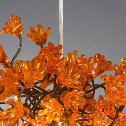Pendant Lights With Jumping Orange Flowers For Bedroom, Bathroom, Toilette Or Kitchen Island - thumbnail 2