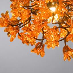 Pendant Lights With Jumping Orange Flowers For Bedroom, Bathroom, Toilette Or Kitchen Island - thumbnail 3