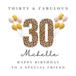 Personalised Friend 30Th Birthday Candle Gift Card Hamper Cards W - thumbnail 4