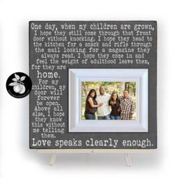 One Day When My Children Are Grown Sign, Picture Frame, Mothers Gift, 16x16 The Sugared Plums Frames - thumbnail 1
