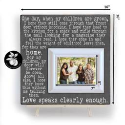 One Day When My Children Are Grown Sign, Picture Frame, Mothers Gift, 16x16 The Sugared Plums Frames - thumbnail 3