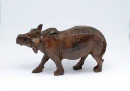 2 Or 3 Handcarved Ironwood Buffaloes. South African Big Five Animals Artwork. Interior Decor Sculptures/Giftset. Express Shipping - thumbnail 1